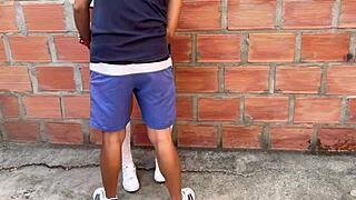 ¡LATINA BIG ASS SKIPS SCHOOL FOR OUTDOOR HARD CREAMPIE POUNDING!