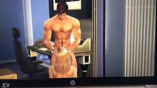 Hunk take this facefuck deep in Sims 4!