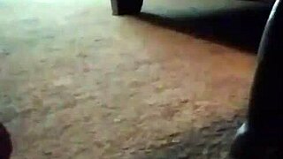 watching wife slam huge dildo deep in wet pussy