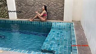 Hot Ladyboy Nang Deepthroats Monster Thai Cock