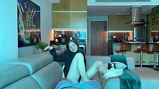 Horny stepsis gets clothes ripped off for wet pussy fuck