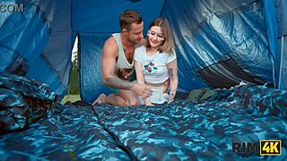 swap wives rim asses wildly then anal pound in forest camping