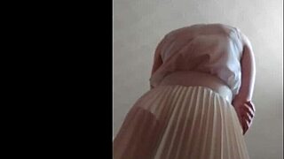 sexy teacher secretary librarian in stockings skirt