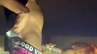 ebony creampie in beale street parking garage doggystyle