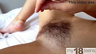 flamy nika's hairy wet pussy moments fingering tight beaver solo for 18yo fans