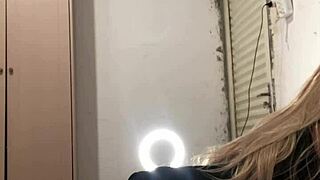 anal fuck toy doll brunette ass pounded hard!