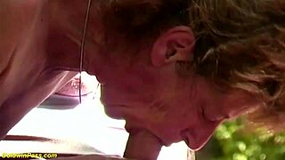 rough biker bangs bent over mature outdoors 😈🏍️🍆