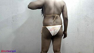indian shemale crossdresses in micro bikini why not?