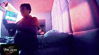 Hidden Cam Catches Hotel Shower Flasher Naked Couple Bathing Voyeur Thrills