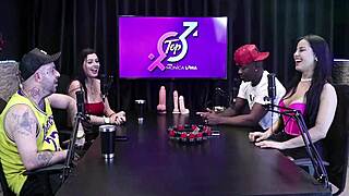 jefao oficial and karen oliver chat wildly with monica lima on top cast part 1