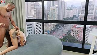 latina teen's narrow ass stretched by monster bbc anal