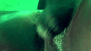 Horny African BBC Strokes to Massive Busting Climax Sneak