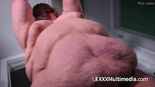 ssbbw ivy davenport's big belly jiggles in obese bbw fetish play