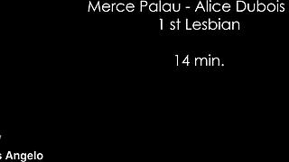 Merce Palau's Passionate Lesbian Kiss with Alice Dubois