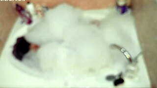 solo boy bubbles up naked in bath