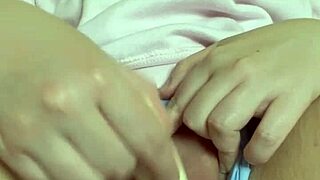 bbw arab saudi babe masturbates juicy pussy with banana oil cream in kinky food fetish solo squirt