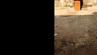 hey elvie, why masturbate your slutty ebony pussy outdoors on phone again?