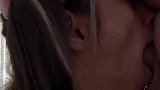 Candie cross pigtails skirt begs for rough hairpulling deepthroat domination