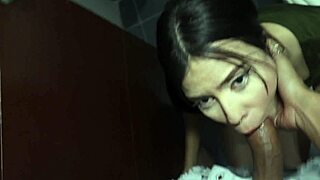 oops i filmed my college bestie pounding me hard in the bathroom pov 😩💦