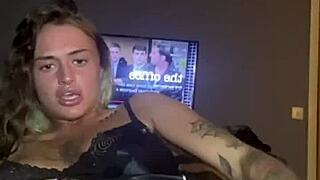 Horny Goth Teen Solo Masturbation Session