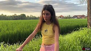 Stranger Fixes Bike Then Fills My Wet PUSSY With Creampie