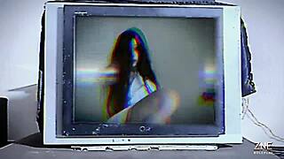 Sadako halloween cosplay roleplay with submissive amberzinha spooning backstage
