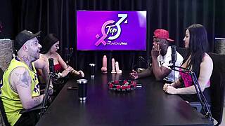 jefao oficial and karen oliver chat wildly with monica lima on top cast part 1