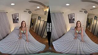 Skylar Snow's Shaved Pussy and Ass in VR Closeup Ride