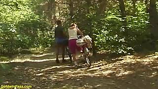 rough biker bangs bent over mature outdoors 😈🏍️🍆