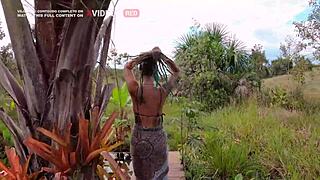 hot couple fucks outdoors on jalapao trail publicly