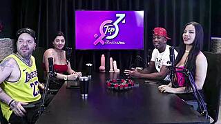 jefao oficial and karen oliver chat wildly with monica lima on top cast part 1