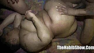 first time bbw amateur gets gangbanged hard and covered in nut p2