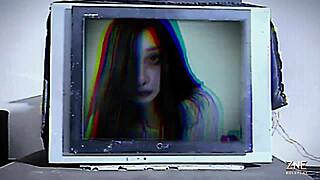 Sadako halloween cosplay roleplay with submissive amberzinha spooning backstage