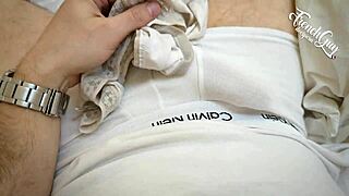 french stud jerks huge cock in dirty domination roleplay!