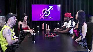 jefao oficial and karen oliver chat wildly with monica lima on top cast part 1