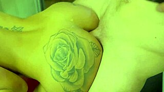 Busty latina teen feels every inch of first massive anal creampie explosion