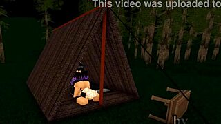 roblox guy tents hot black ass hard while camping