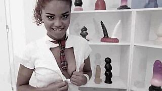 Nympho Student Selva Drenched In Piss During Brutal DP Destruction!