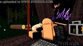 roblox guy tents hot black ass hard while camping