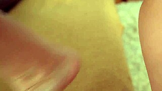rubbing my hot stepsister's juicy tight wet pussy closeup
