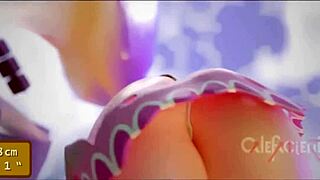 peach, show me your giantess moves in this compilation?