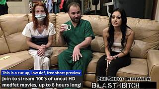 blaire celeste tempts with dual blowjobs craving hot cum blasts