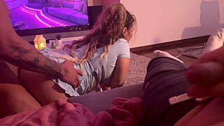 Thick Wife Fucked Hard Before Cuckold Husband