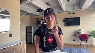 Colombian Busty Latina Milf's First Casting: Deepthroat and Rimjob Frenzy!