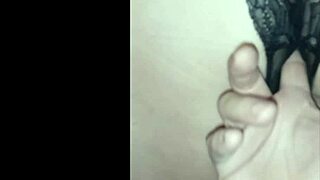 59yo slutwife bent over sawhorse pussy dildoed closeup hidden cam