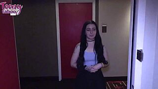nasty brunette lily thot begs seth brogan for deep anal creampie