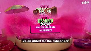 Two young Brazilian sluts masturbate with wild pussy play