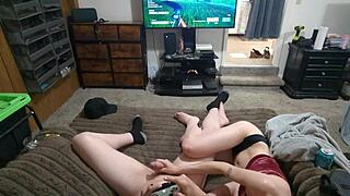 playing fortnite then fucking cute richelle rose creampie