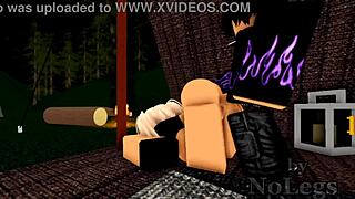 roblox guy tents hot black ass hard while camping