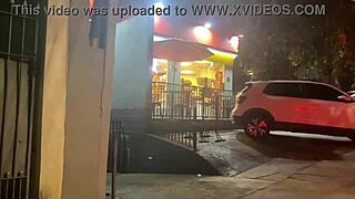 cuckold leads slut to street stranger pounding